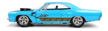Modeli avtomobilov - Avtomobilček Looney Tunes Road Runner Jada kovinski z odpirajočimi elementi in figurica Wile E. Coyote dolžina 22 cm 1:24_1