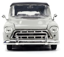 Modellini auto - Modellino auto Chevy Suburban 1957 Jada in metallo con parti abribili e figurina Frankenstein lunghezza 20 cm 1:24_2