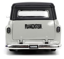Modely - Autko Chevy Suburban 1957 Jada metalowe z otwieranymi częściami i figurką Frankensteina o długości 20 cm, 1:24_1