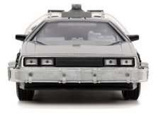 Modeli automobila - Autíčko Time Machine Back to the Future 1 Jada kovové s otvárateľnými dverami a LED svetlom dĺžka 23 cm 1:24 J3255038_1