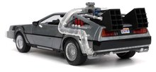 Modelle - Spielzeugauto Time Machine Back to the Future 1 Jada Metall mit Türen zum Öffnen und LED-Lichtlänge 23 cm 1:24_1