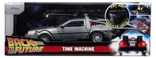 Modely - Autíčko Time Machine Back to the Future 1 Jada kovové s otvárateľnými dverami a LED svetlom dĺžka 23 cm 1:24_11