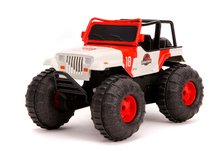 RC modely - Autíčko na diaľkové ovládanie RC Jeep Wrangler Jurassic World Jada terénne dĺžka 24 cm od 6 rokov_0