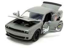 Modelle - Spielzeugauto Tom a Jerry Dodge Challenger 2015 Jada Metall mit aufklappbaren Teilen und einer Figur Jerry 21 cm 1:24_11