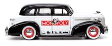 Modeli avtomobilov - Avtomobilček Monopoly Chevy Master 1939 Jada kovinski z odpirajočimi elementi in figurica Uncle Pennybags dolžina 20 cm 1:24_5