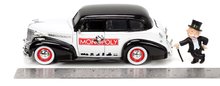 Modele machete - Mașinuța Monopoly Chevy Master 1939 Jada din metal cu piese care se deschid și figurina Uncle Pennybags 20 cm lungime 1:24_11