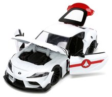 Modely - Autíčko Robotech ´20 Toyota Supra Jada kovové s otvárateľnými časťami a figúrkou Rick Hunter dĺžka 20 cm 1:24_5