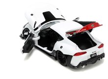 Modeli avtomobilov - Avtomobilček Robotech ´20 Toyota Supra Jada kovinski z odpirajočimi elementi in figurica Rick Hunter dolžina 20 cm 1:24_6