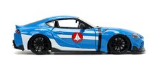 Modeli avtomobilov - Avtomobilček Robotech ´20 Toyota Supra Jada kovinski z odpirajočimi elementi s figurico Max Sterling dolžina 20 cm 1:24_1
