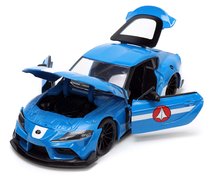 Modeli avtomobilov - Avtomobilček Robotech ´20 Toyota Supra Jada kovinski z odpirajočimi elementi s figurico Max Sterling dolžina 20 cm 1:24_5