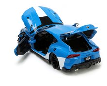 Játékautók és járművek - Kisautó Robotech ´20 Toyota Supra Jada fém nyitható részekkel és Max Sterling akciófigurával hossza 20 cm 1:24_6