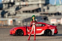 Modeli avtomobilov - Avtomobilček Robotech ´20 Toyota Supra Jada kovinski z odpirajočimi elementi in figurica Miriya Sterling dolžina 20 cm 1:24_12