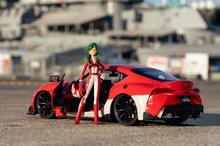 Modely - Autíčko Robotech ´20 Toyota Supra Jada kovové s otevíracími částmi a figurkou Miriya Sterling délka 20 cm 1:24_13