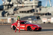 Modeli avtomobilov - Avtomobilček Robotech ´20 Toyota Supra Jada kovinski z odpirajočimi elementi in figurica Miriya Sterling dolžina 20 cm 1:24_15