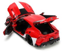 Modely - Autíčko Robotech ´20 Toyota Supra Jada kovové s otvárateľnými časťami a figúrkou Miriya Sterling dĺžka 20 cm 1:24_5