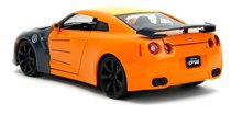 Modele machete - Mașinuță Nissan GT-R 2009 Jada din metal cu părți care se pot deschide și figurina lui Naruto lungime 20 cm 1:24_2