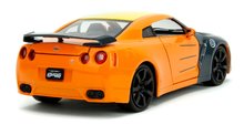 Modelle - Spielzeugauto Nissan GT-R 2009 Jada Metall mit aufklappbaren Teilen und Naruto-Figur Länge 20 cm 1:24 ab 8 Jahren_0