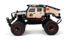 Samochodziki na pilota - Autko na zdalne sterowanie RC Jeep Gladiator 4x4 Jurassic World Jada terenowy z napędem na 4 koła, długość 45 cm 1:12_0