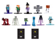 Zberateľské figúrky - Figurki kolekcjonerskie Minecraft Nano Blind Pack Jada metalowa 13 rodzajów wysokość 4 cm_3