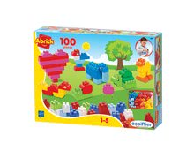 Cuburi si jocuri de construit - Joc de construit Abrick Animale Écoiffier 100 de piese (ochi cu imprimeu IML) de la 12 luni_0