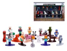 Zberateľské figúrky - Figurki kolekcjonerskie Minecraft Nano Jada metalowy zestaw 18 rodzajów, wysokość 4 cm_2