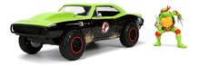 Modeli avtomobilov - Avtomobilček Ninja želve Chevy Camaro Jada kovinski z odpirajočimi elementi in figurica Raphael dolžina 19 cm 1:24_1