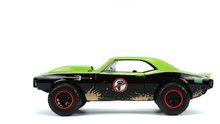 Modele machete - Mașinuța Țestoasele Ninja Chevy Camaro din metal cu uși care se deschid și figurina lui Raphaelo de 19 cm1:24_2
