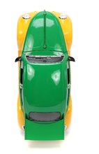 Játékautók és járművek - Kisautó Tini Nindzsa Teknőcök VW Drag Beetle 1959 Jada fém niytható ajtókkal és Michelangelo akciófigurával hossza 19 cm 1:24_7