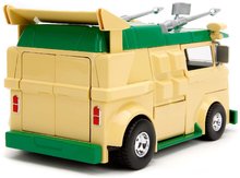 Modely - Autíčko Turtles Party Wagon Jada kovové s otvárateľnými dverami a figúrka Donatello dĺžka 20 cm 1:24_3