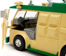 Modeli avtomobilov - Avtomobilček Turtles Party Wagon Jada kovinski z odpirajočimi vrati in figurica Donatello dolžina 20 cm 1:24_9