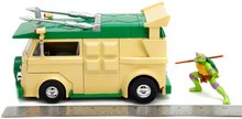 Modele machete - Mașinuță Turtles Party Wagon Jada din metal cu părți care se deschid și figurina Donatello lungime 20 cm 1:24_12