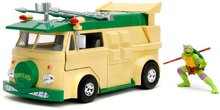 Modely - Autíčko Turtles Party Wagon Jada kovové s otvárateľnými dverami a figúrka Donatello dĺžka 20 cm 1:24_3