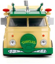 Modele machete - Mașinuță Turtles Party Wagon Jada din metal cu părți care se deschid și figurina Donatello lungime 20 cm 1:24_13