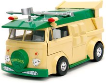 Modely - Autíčko Turtles Party Wagon Jada kovové s otvárateľnými dverami a figúrka Donatello dĺžka 20 cm 1:24_14