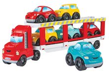 Gioco di costruzioni per bambini  Abrick - Gioco di costruzione Garage a piani con camion Abrick Écoiffier con 9 auto pieghevoli e personaggio  dai 18 mesi_2