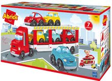 Otroške kocke Abrick - Kocke tovornjak Abrick Ecoiffier s kombiniranimi avtomobilčki 7 avtomobilčkov od 18 mes_1