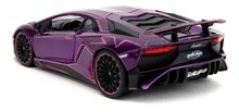 Modeli avtomobilov - Avtomobilček Lamborghini Aventador SV Pink Slips Jada kovinski z odpirajočimi elementi dolžina 20 cm 1:24_1
