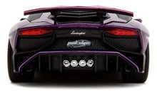 Modely - Autíčko Lamborghini Aventador SV Pink Slips Jada kovové s otvárateľnými časťami dĺžka 20 cm 1:24_2