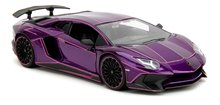 Modeli avtomobilov - Avtomobilček Lamborghini Aventador SV Pink Slips Jada kovinski z odpirajočimi elementi dolžina 20 cm 1:24_1
