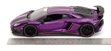 Modely - Autíčko Lamborghini Aventador SV Pink Slips Jada kovové s otvárateľnými časťami dĺžka 20 cm 1:24_7