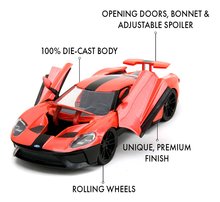 Modeli avtomobilov - Avtomobilček Ford GT 2017 Pink Slips 2017 Jada kovinski z odpirajočimi elementi dolžina 19 cm 1:24_8