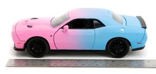 Modely - Autíčko Dodge Challenger 2015 Pink Slips Jada kovové s otevíratelnými částmi délka 20 cm 1:24_7