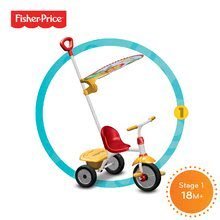 Tricycles à partir de 15 mois - Trottinette Fisher-Price Glee Plus smarTrike rouge-jaune à partir de 18 mois_0