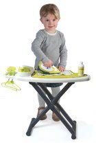 Igre v gospodinjstvu - Komplet čistilni voziček z vedrom Clean Smoby likalna deska in sesalnik Rowenta zeleni_3