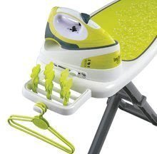 Jocuri de uz casnic - Masă de călcat cu fier de călcat electronic Clean Smoby cu suport pentru fierul de călcat cu 10 accesorii verde_2