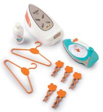 Kuchynky pre deti sety - Kuchynka rastúca s tečúcou vodou a mikrovlnkou Tefal Evolutive Gourment Smoby s potravinami a žehliacou doskou_39