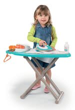 Kuhinje za otroke kompleti - Komplet kuhinja z zvoki Cherry Kitchen Green Smoby in čistilni voziček s sesalnikom in likalno desko_13