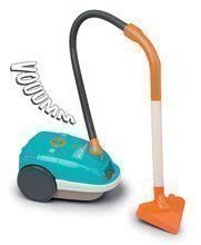 Igre v gospodinjstvu - Čistilni voziček Rowenta Aqua Clean Smoby z elektronskim sesalnikom in 3 dodatki_0
