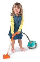 Igre v gospodinjstvu - Čistilni voziček Rowenta Aqua Clean Smoby z elektronskim sesalnikom in 3 dodatki_2