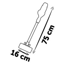 Házimunka - Rúdporszívó elektronikus Rowenta Air Force Vacuum Cleaner Smoby valósághű hanggal és fénnyel és golyókkal_4